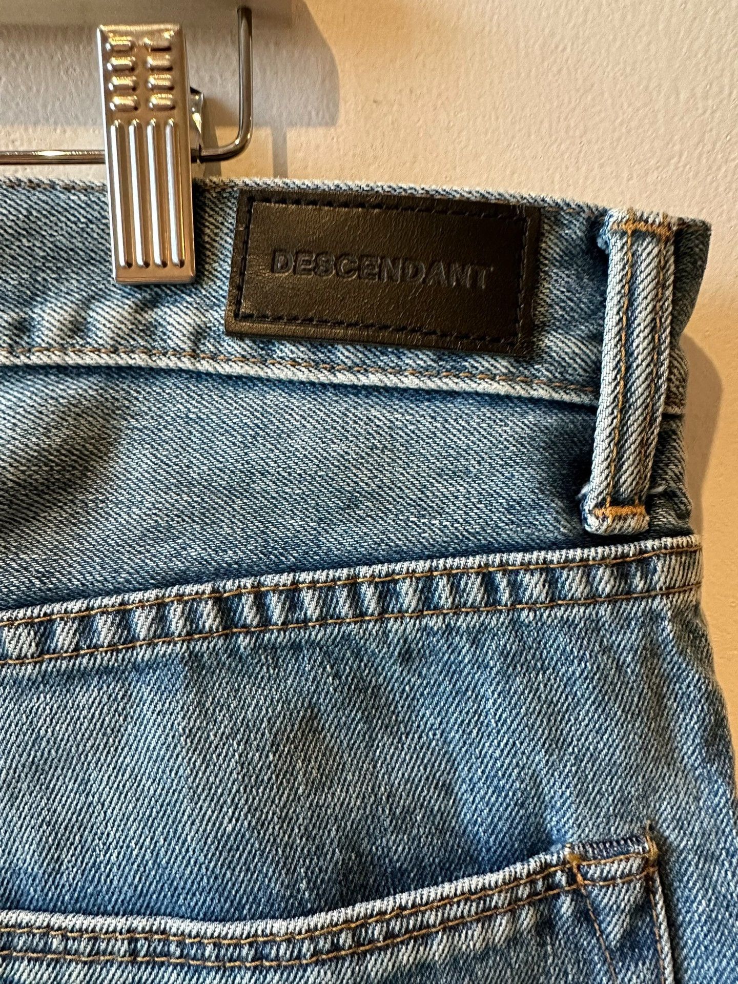 Descendant blue distressed washed denim pants Size US 30 / EU 46 - 3 Thumbnail