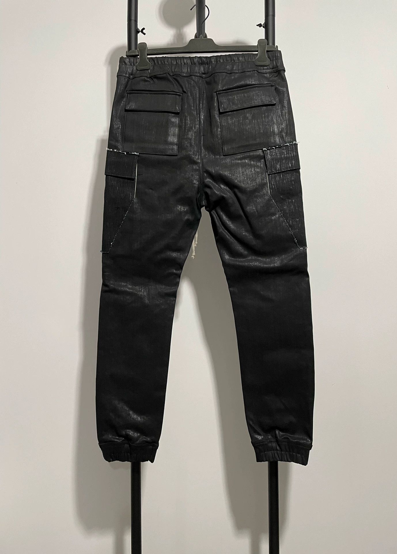 Rick Owens rick owens ro waxed finish cargo pants Size US 31 - 2 Thumbnail