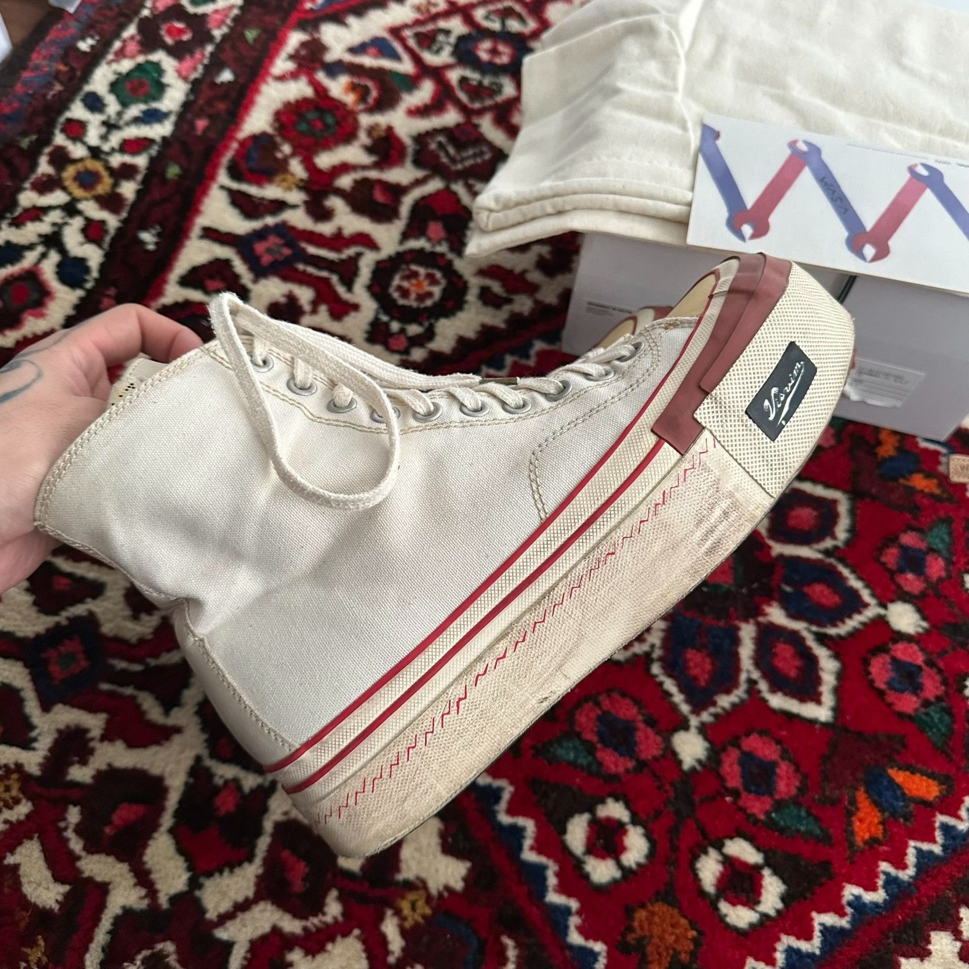 Visvim visvim skagway hi canvas shoes size 8 Size US 8 / EU 41 - 4 Thumbnail