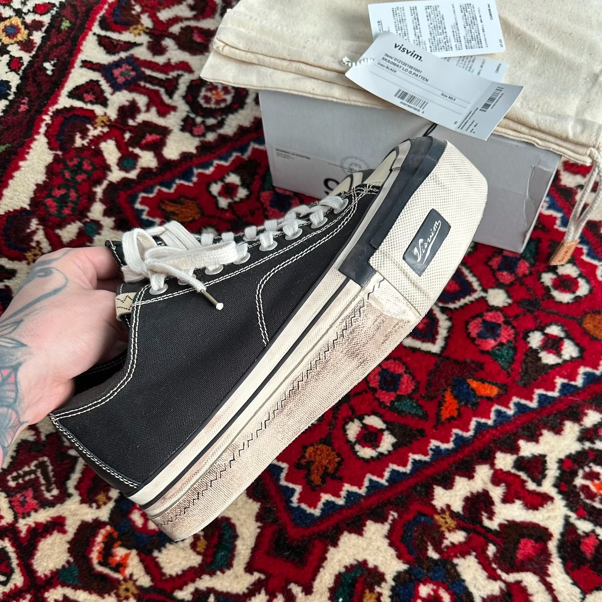 Visvim visvim skagway canvas shoes size 9.5 Size US 9.5 / EU 42-43 - 3 Thumbnail