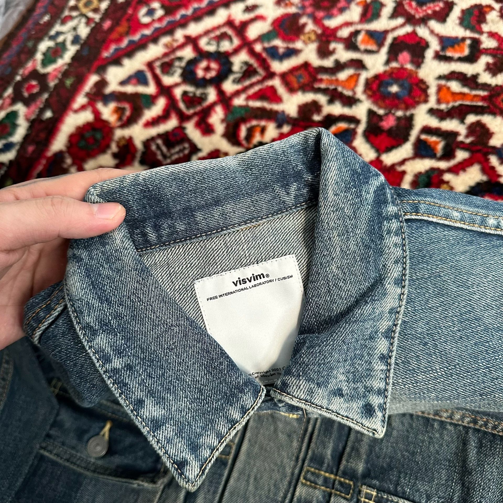 Visvim visvim 11aw 101 yellow mud denim jacket Size US S / EU 44-46 / 1 - 5 Thumbnail