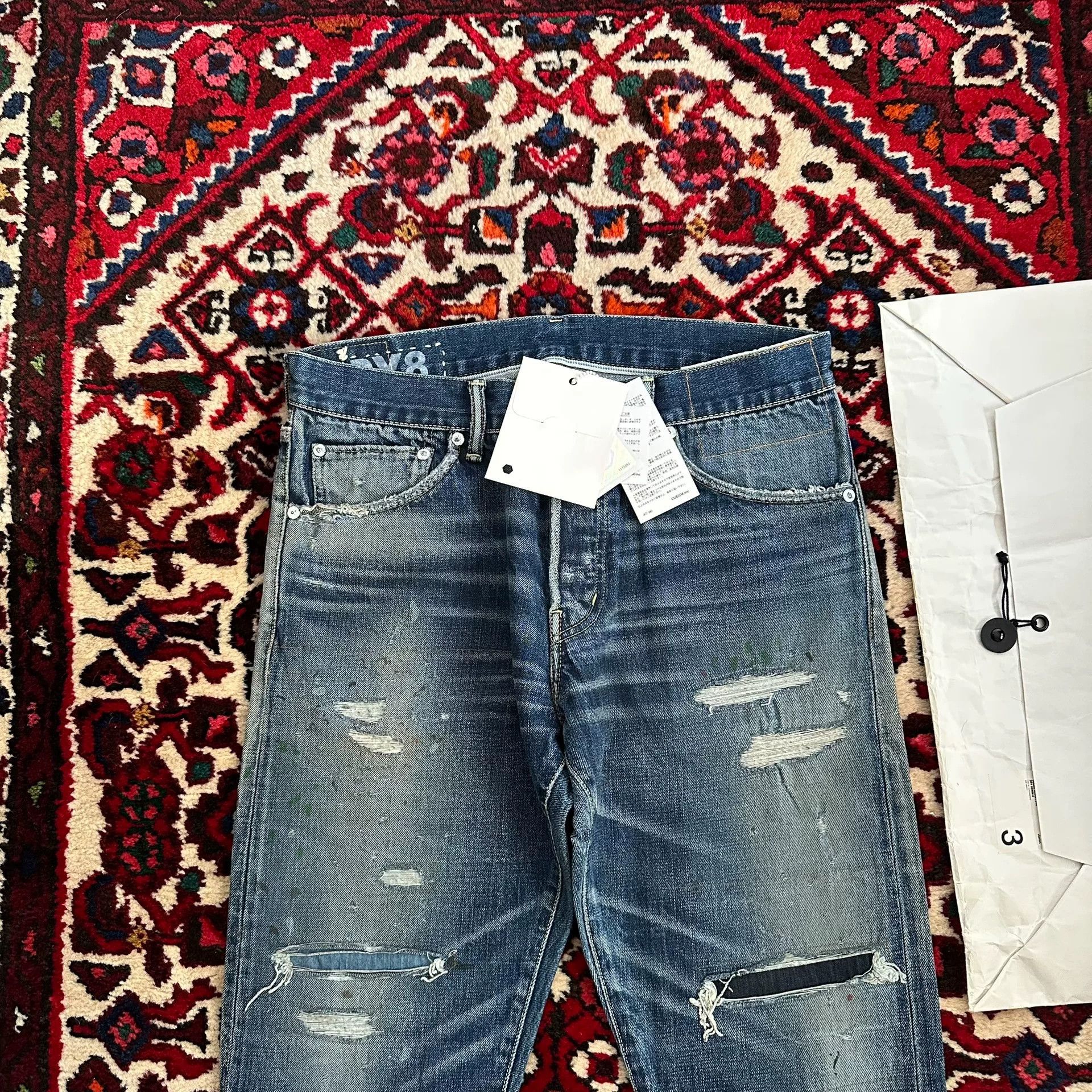Visvim visvim dry8 distressed denim pants size 3 Size US 31 - 3 Thumbnail