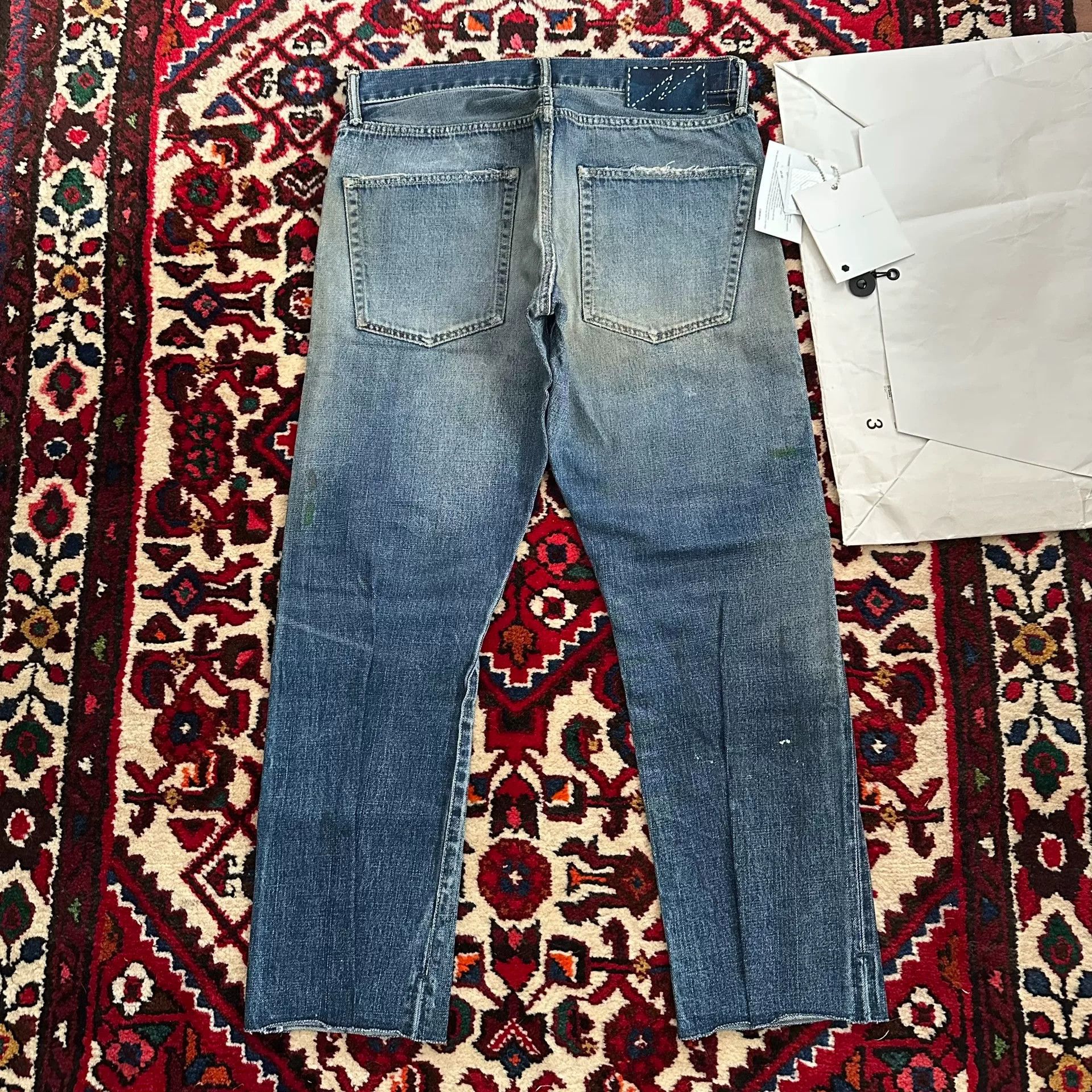 Visvim visvim dry8 distressed denim pants size 3 Size US 31 - 2 Thumbnail
