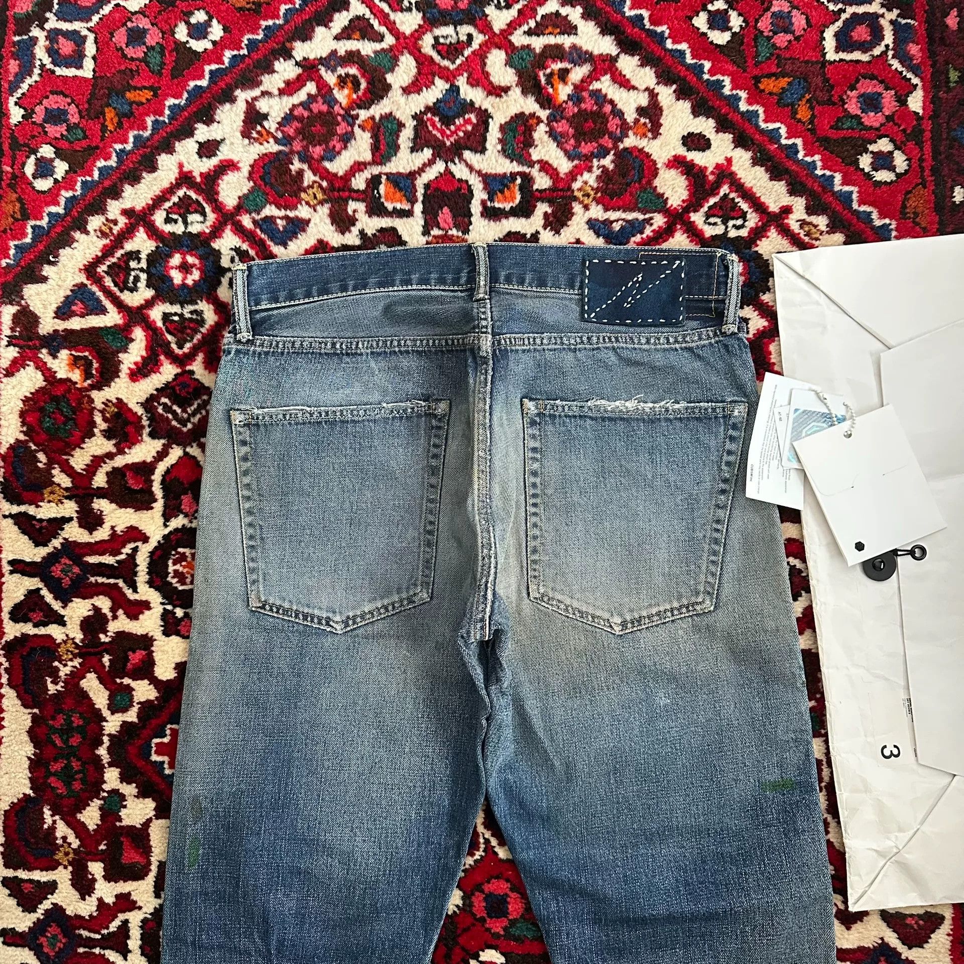 Visvim visvim dry8 distressed denim pants size 3 Size US 31 - 4 Thumbnail