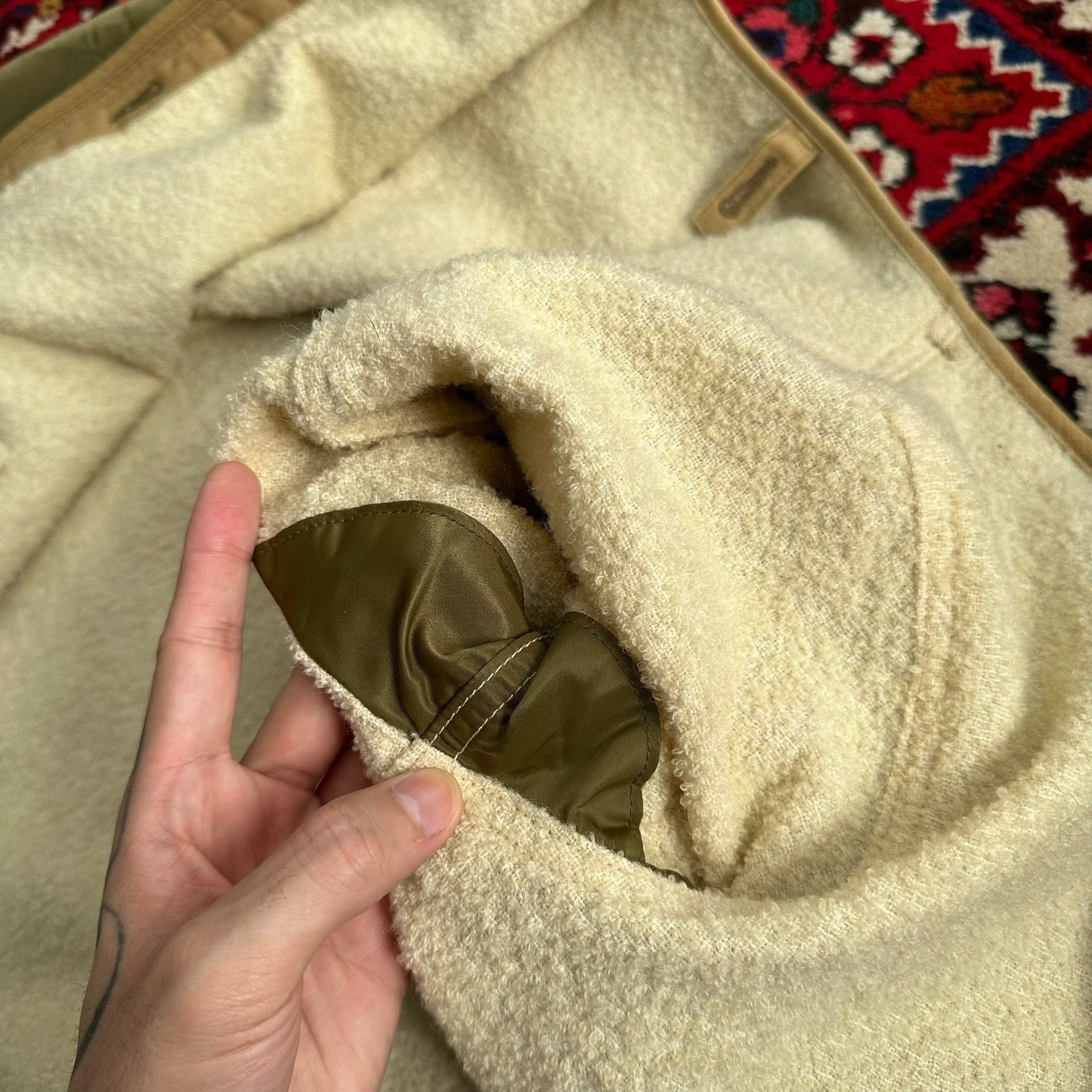 Visvim visvim iris liner jacket in khaki green Size US M / EU 48-50 / 2 - 9 Thumbnail