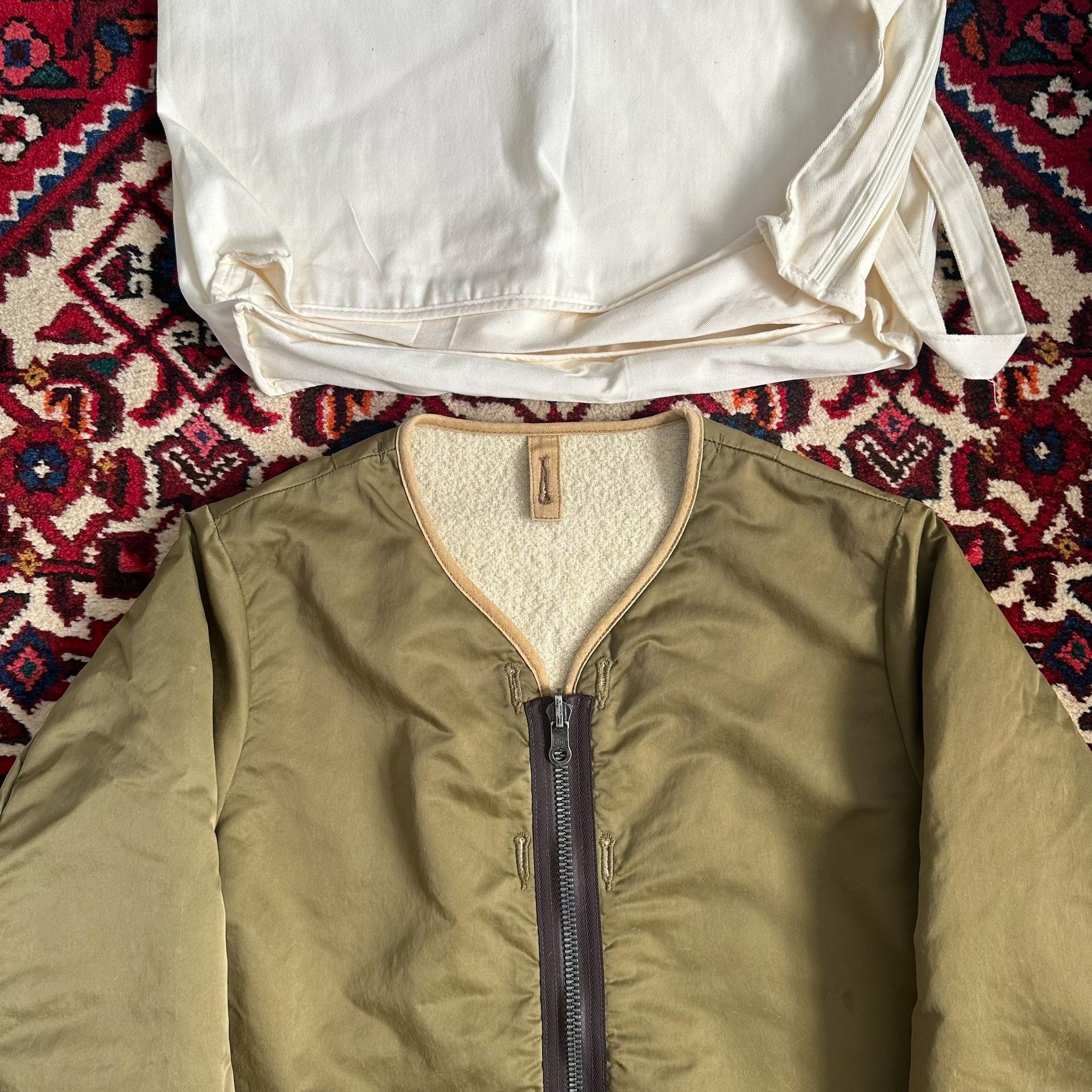Visvim visvim iris liner jacket in khaki green Size US M / EU 48-50 / 2 - 5 Thumbnail