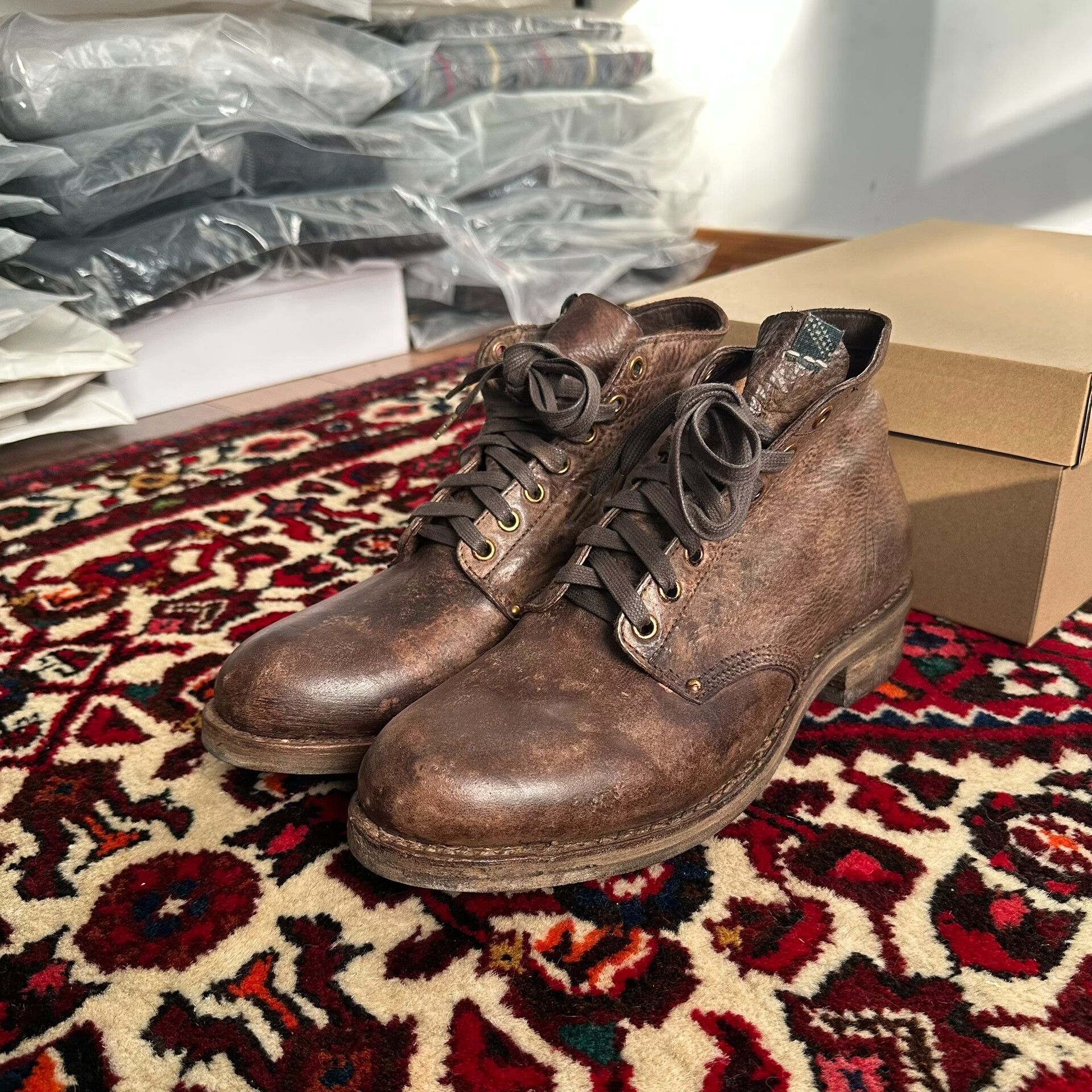 Visvim visvim brigadier boots size m10.5 Size US 10.5 / EU 43-44 - 2 Thumbnail