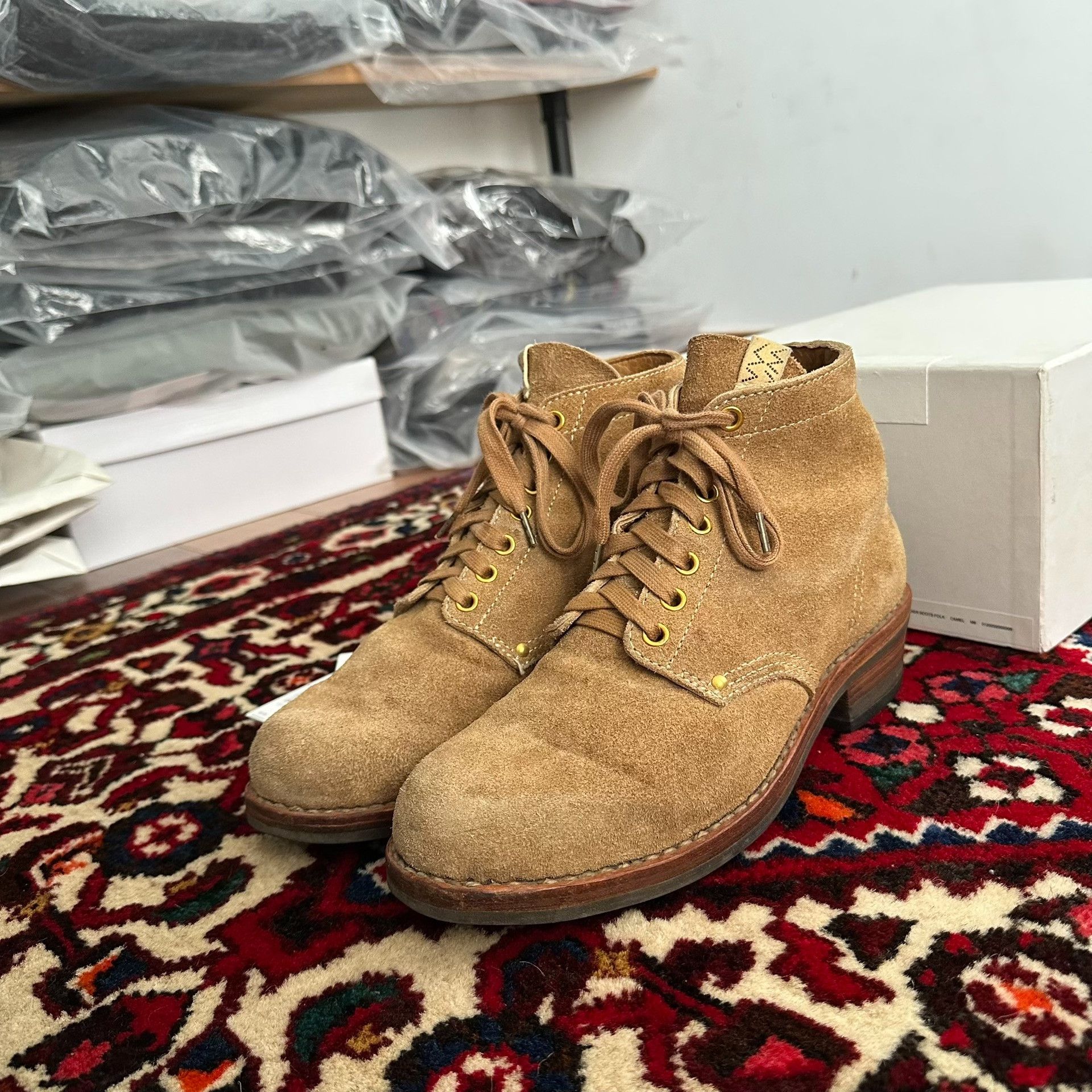 Visvim visvim brigadier suede boots in camel Size US 8 / EU 41 - 2 Thumbnail