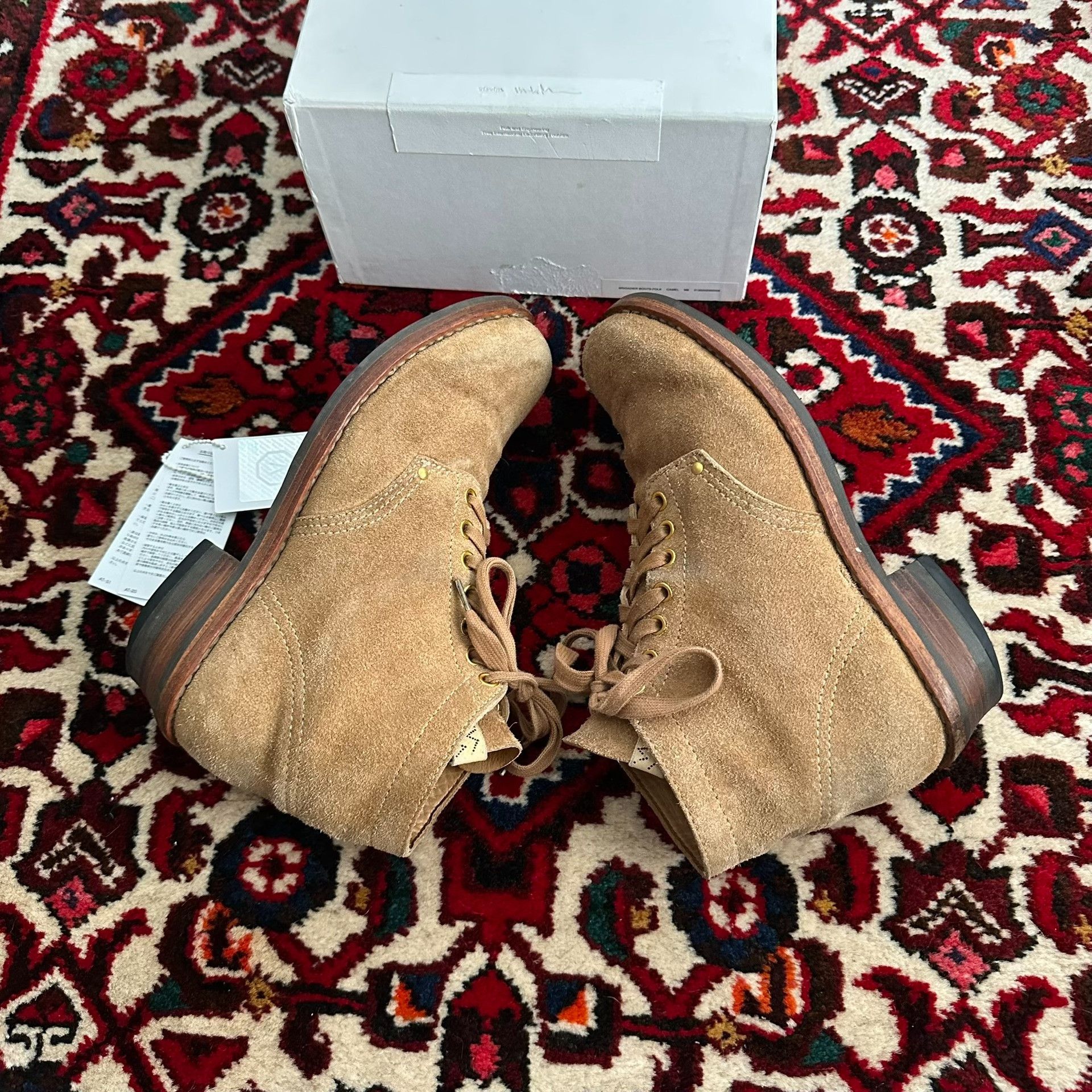 Visvim visvim brigadier suede boots in camel Size US 8 / EU 41 - 4 Thumbnail