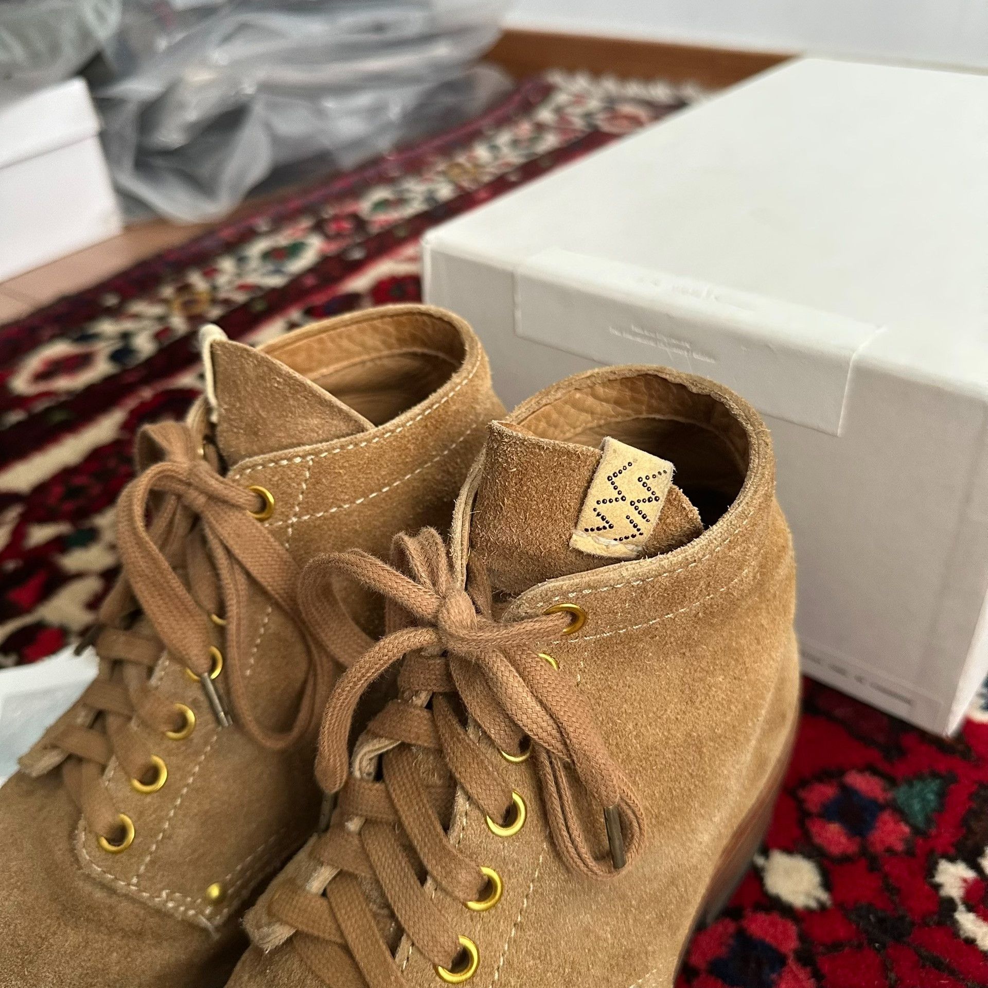 Visvim visvim brigadier suede boots in camel Size US 8 / EU 41 - 5 Thumbnail