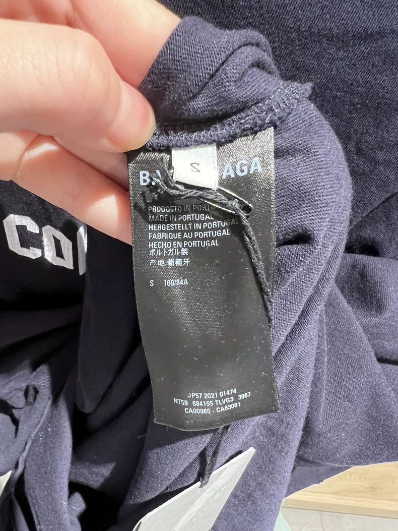 Balenciaga Balenciaga 2022ss Oversized Short Sleeve Tee Size US XXL / EU 58 / 5 - 4 Thumbnail