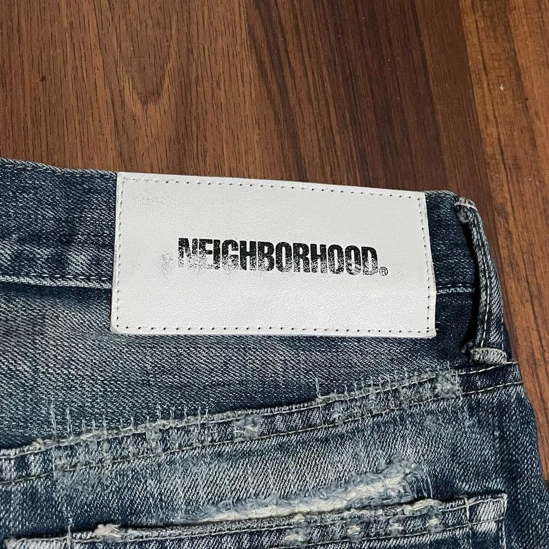 Neighborhood NEIGHBORHOOD 21SS Scratch Patch Jeans Size US 32 / EU 48 - 7 Thumbnail