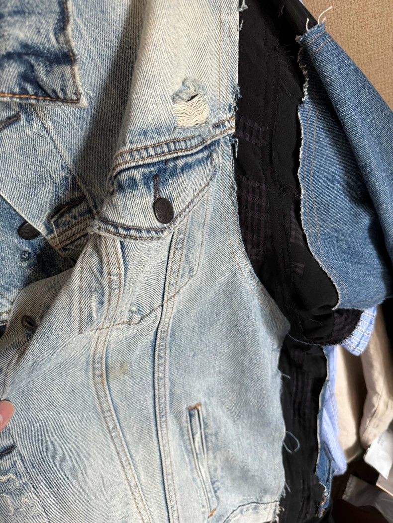 Needles Needles REBUILD BY NEEDLES Denim Jacket Size US L / EU 52-54 / 3 - 6 Thumbnail