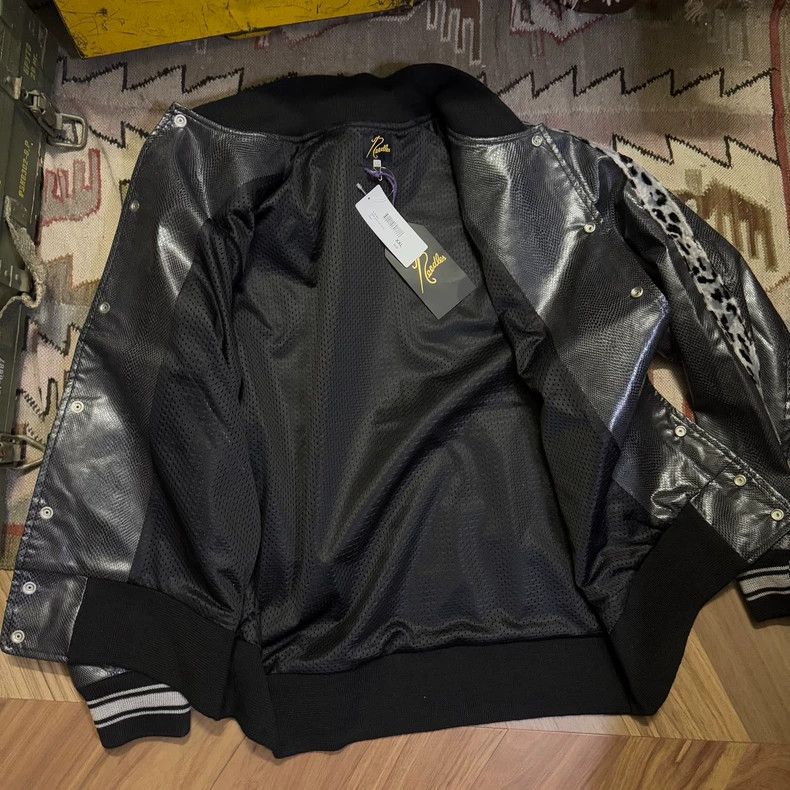 Needles Needles x Nubian Snakeskin Leopard Varsity Jacket Size US M / EU 48-50 / 2 - 7 Thumbnail