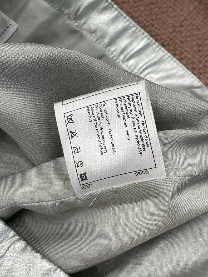 Chanel Chanel Silver Shiny Shorts Size US 38 / EU 54 - 8 Thumbnail