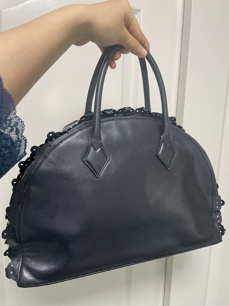 Vivienne Westwood Vivienne Westwood Blue Lace Dumpling Handbag Size ONE SIZE - 2 Thumbnail