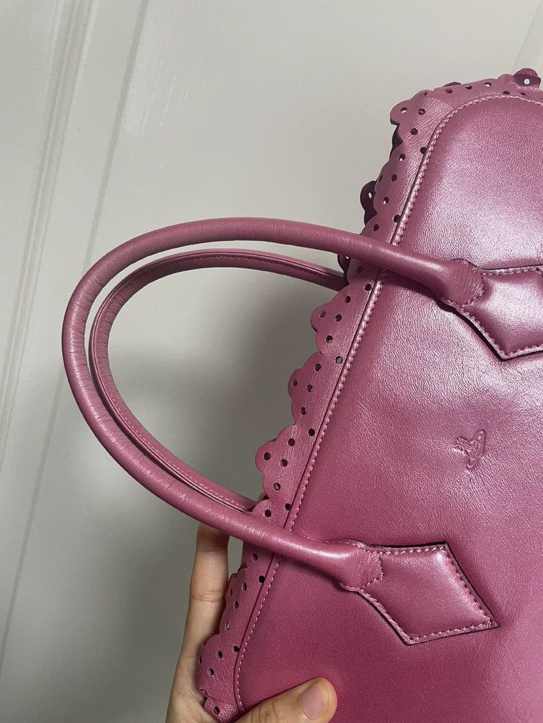 Vivienne Westwood Vivienne Westwood Pink Satchel Handbag Size ONE SIZE - 6 Thumbnail