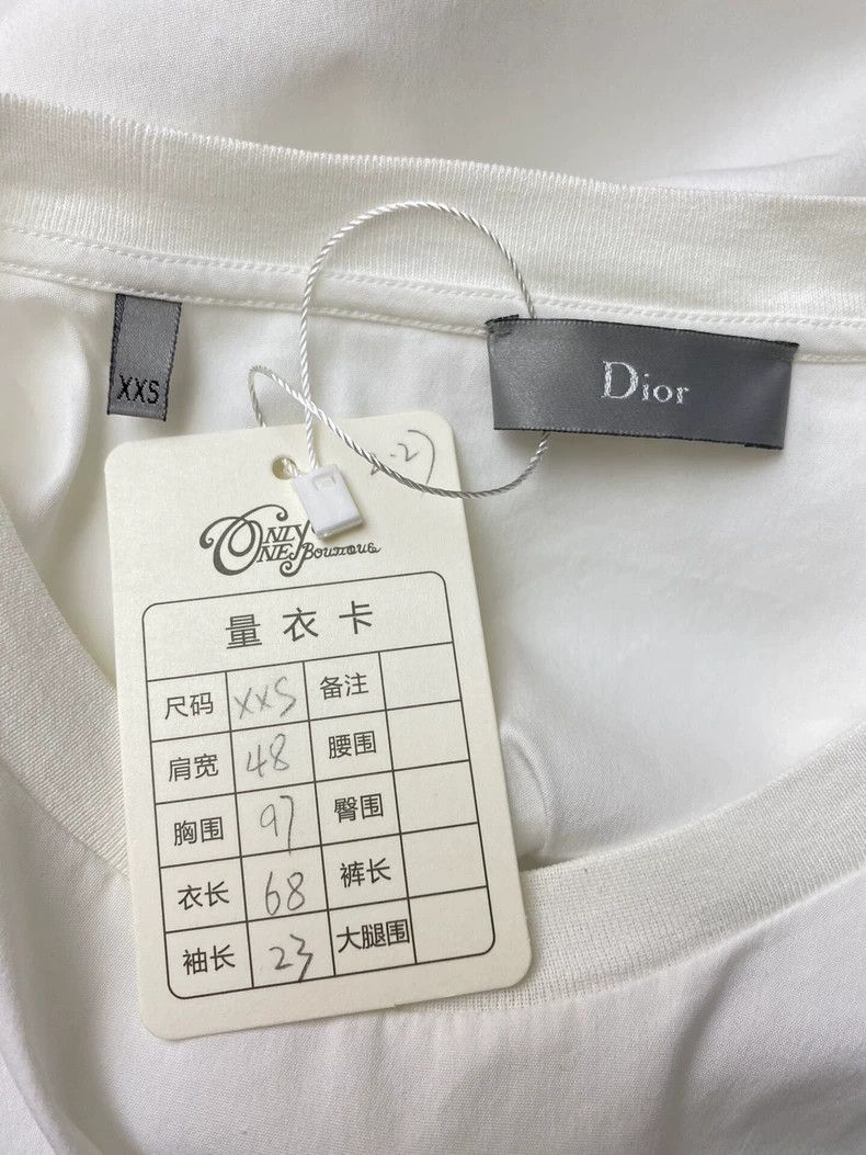 Dior Dior White Short Sleeve T-shirt Size US M / EU 48-50 / 2 - 4 Thumbnail