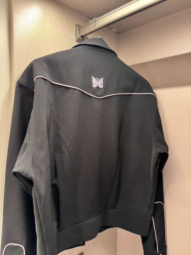 Needles Logo-Embroidered Piped Twill Overshirt Size US M / EU 48-50 / 2 - 2 Thumbnail