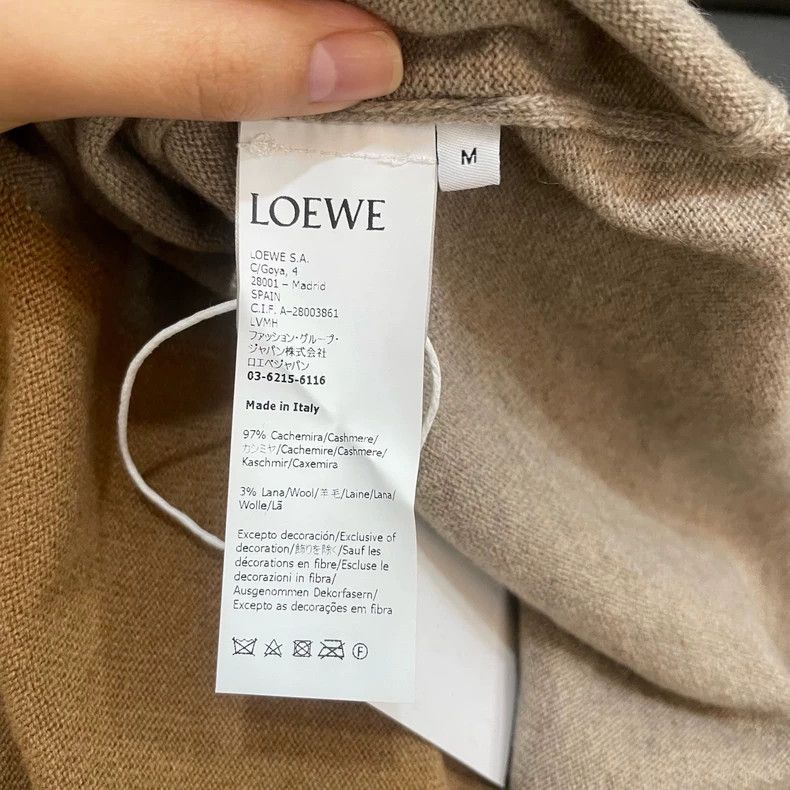 Loewe LOEWE FW21 Logo Embroidered Colorblock Polo Size US M / EU 48-50 / 2 - 7 Thumbnail