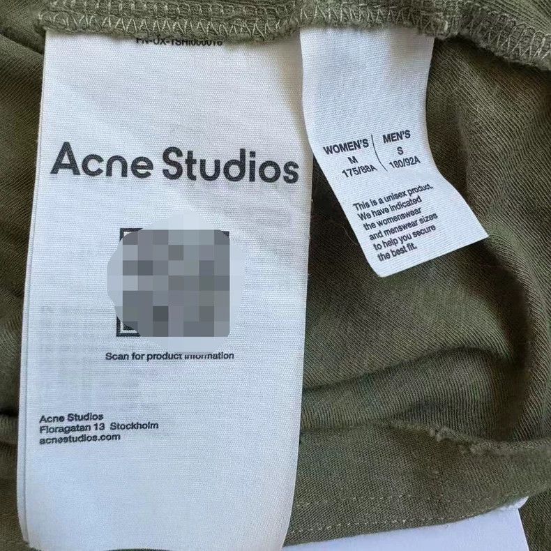 Acne Studios Acne Studios 1996 Green Long Sleeve Tee Size US S / EU 44-46 / 1 - 4 Thumbnail