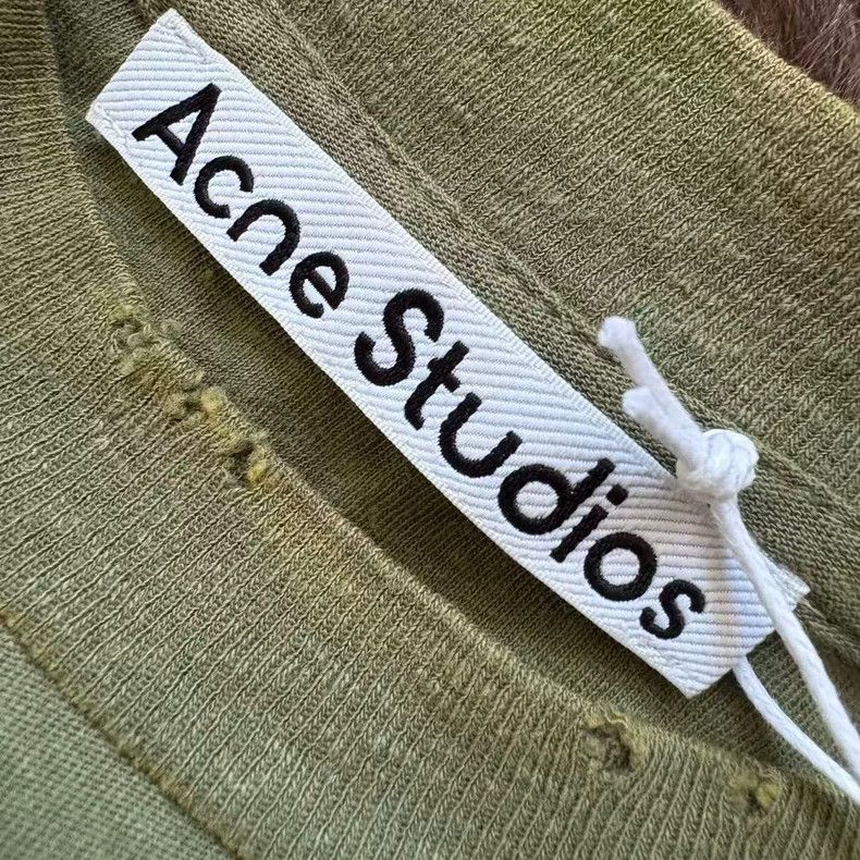 Acne Studios Acne Studios 1996 Green Long Sleeve Tee Size US S / EU 44-46 / 1 - 3 Thumbnail