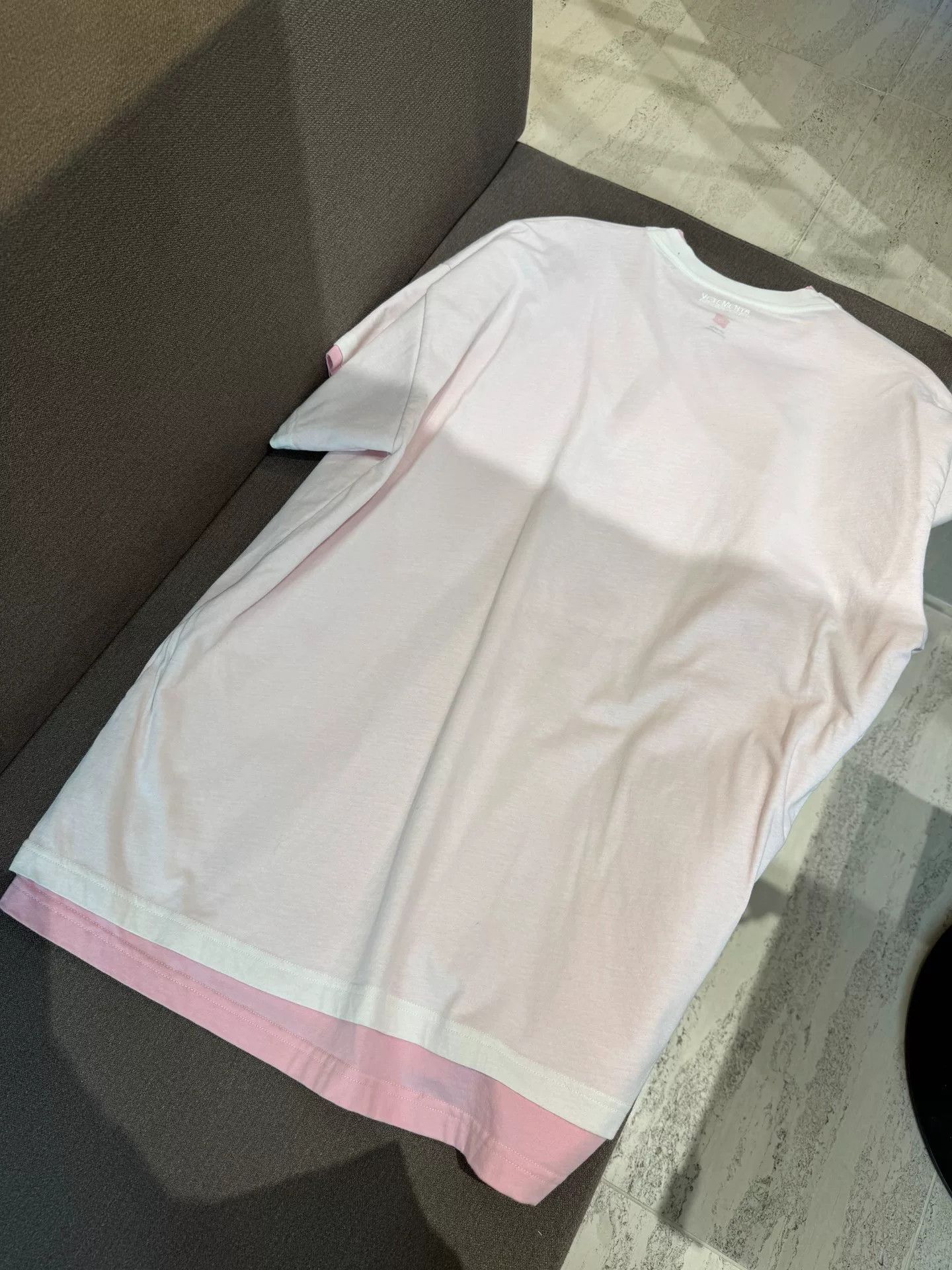 Vetements VETEMENTS Double Layer Oversized T-Shirt Size US S / EU 44-46 / 1 - 4 Thumbnail