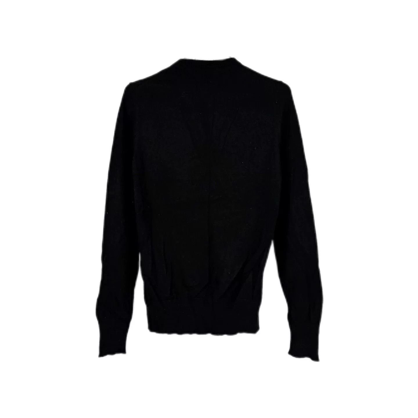 Louis Vuitton LV Black Logo Embroidered Cashmere Sweater XS Size US XS / EU 42 / 0 - 2 Thumbnail