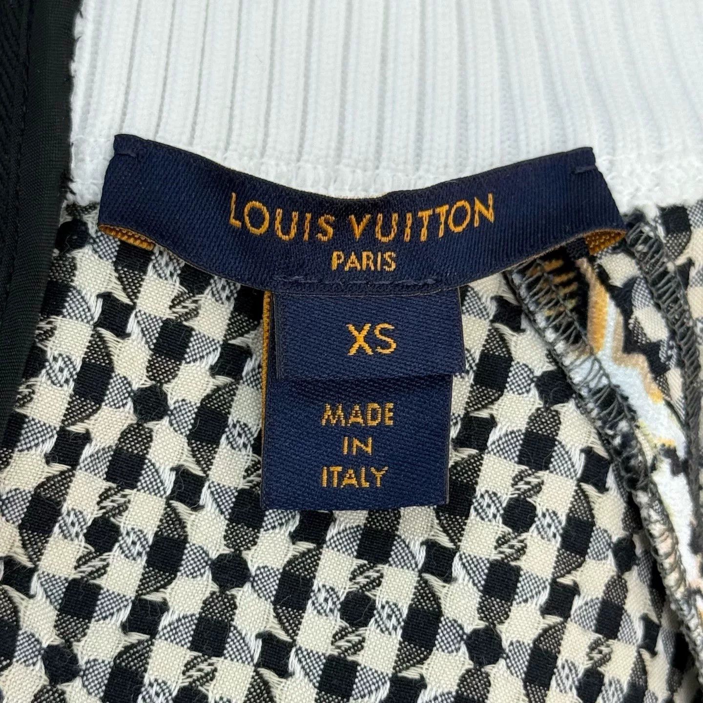 Louis Vuitton LV Blue Yellow Floral Logo Sweatshirt XS Size US XS / EU 42 / 0 - 5 Thumbnail