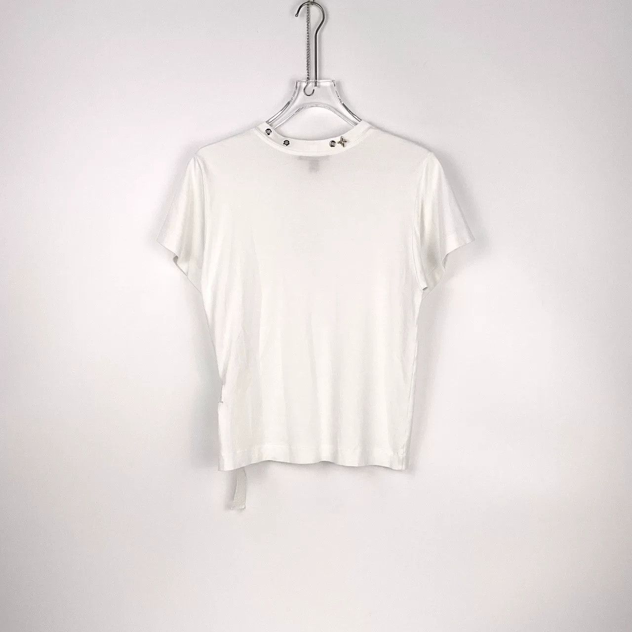 Louis Vuitton Louis Vuitton White Logo Belted Short Sleeve Size US S / EU 44-46 / 1 - 4 Thumbnail