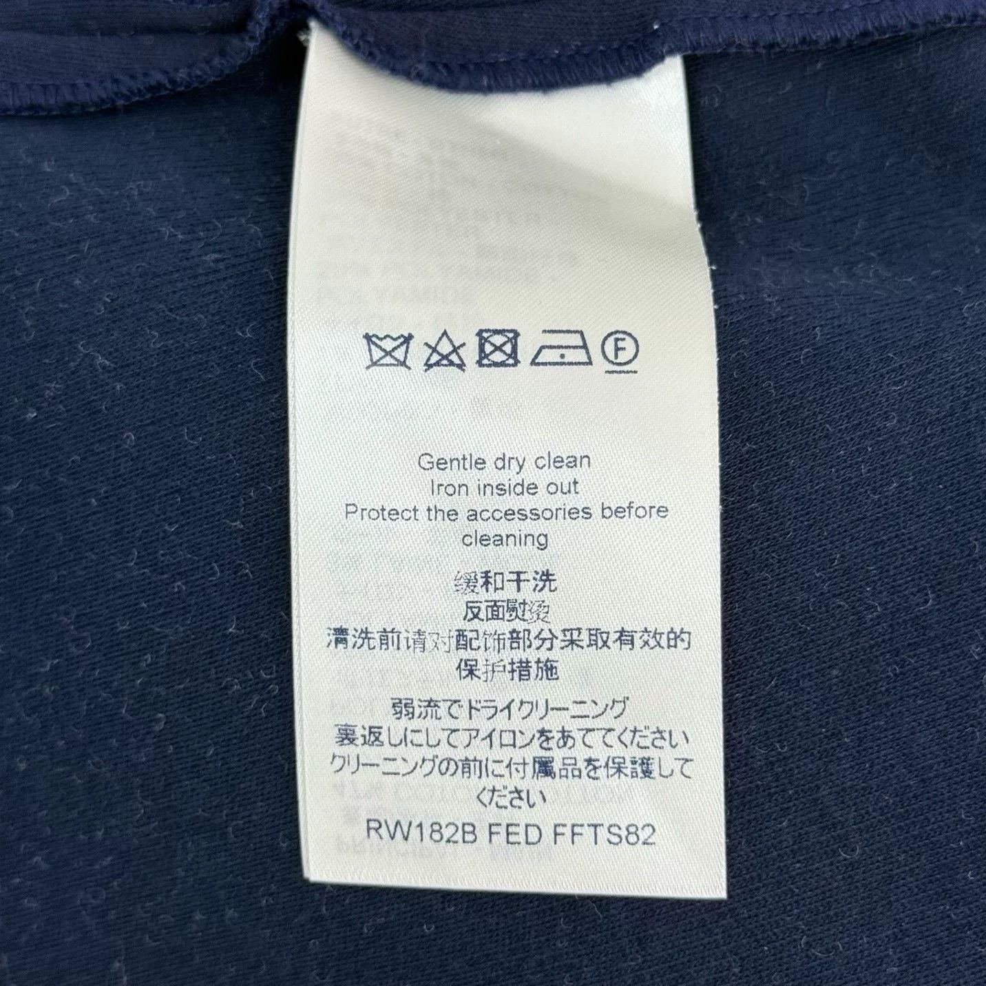 Louis Vuitton LV Blue Floral Badge Logo Sweatshirt XS Size US XS / EU 42 / 0 - 6 Thumbnail
