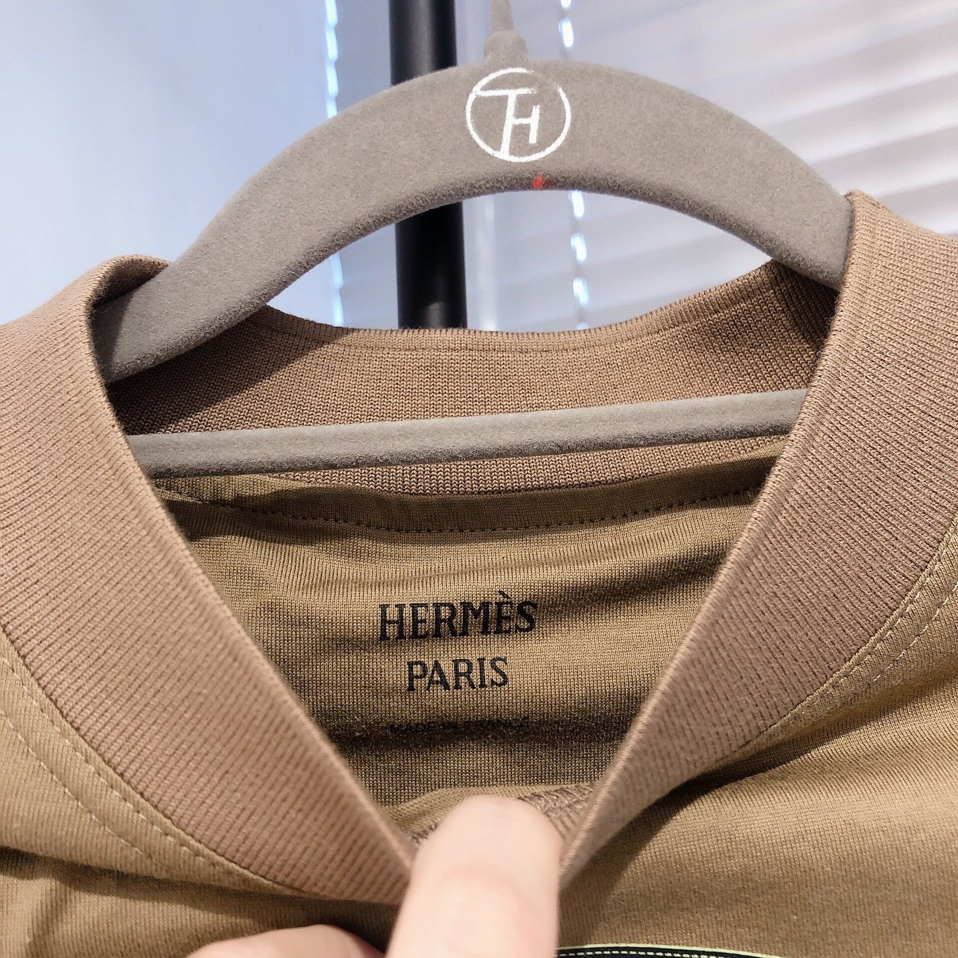 Hermes HERMES Round Neck Stamp Print T-Shirt Size US XS / EU 42 / 0 - 5 Thumbnail