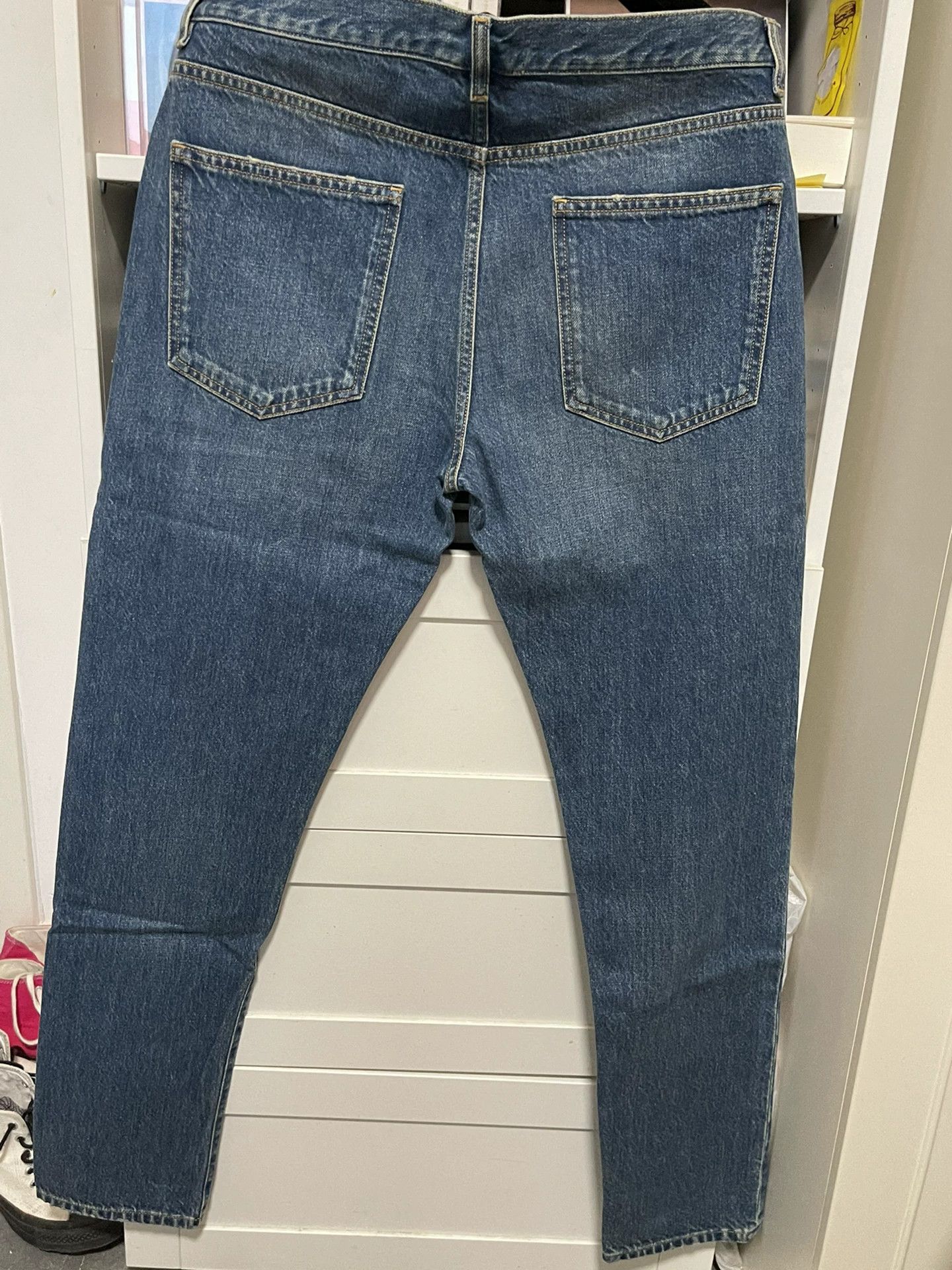 Saint Laurent Paris Valentine Beaded Denim Jeans Size US 31 - 2 Thumbnail