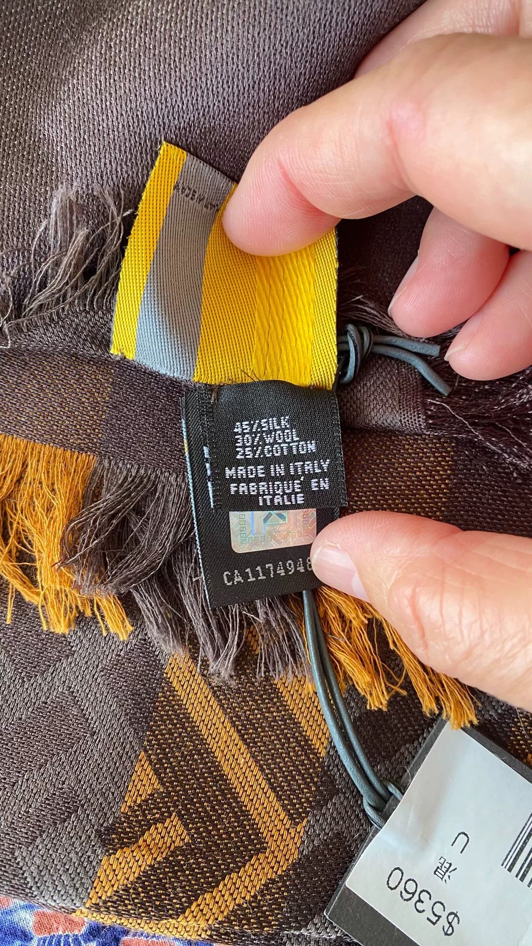 Fendi Fendi FF scarf shawl Size ONE SIZE - 5 Thumbnail