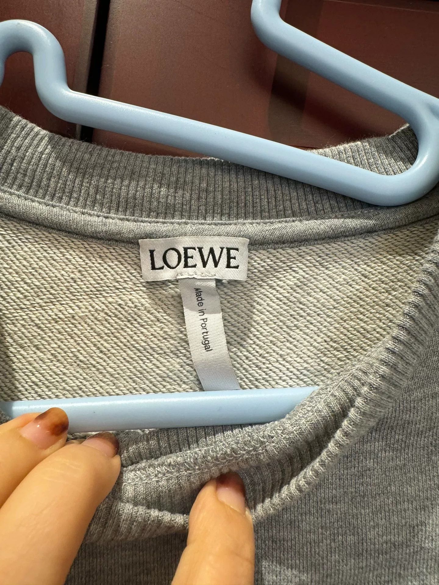 Loewe Loewe Gray Embroidered Crewneck Sweatshirt M Size US M / EU 48-50 / 2 - 3 Thumbnail