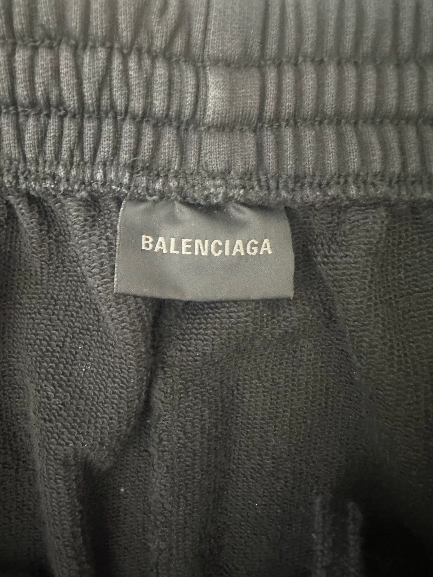 Balenciaga Balenciaga Black Logo Embroidered Pants Size US 38 / EU 54 - 2 Thumbnail