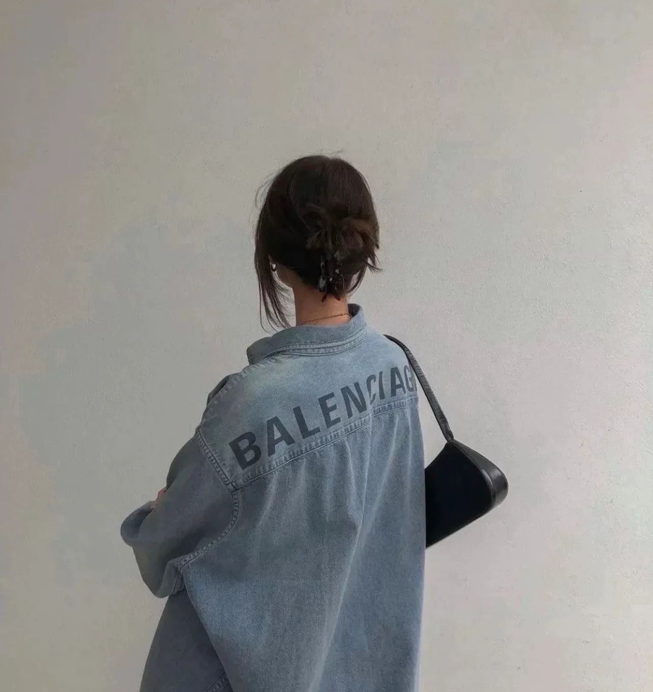 Balenciaga Balenciaga Washed Blue Denim Jacket Size US S / EU 44-46 / 1 - 8 Thumbnail