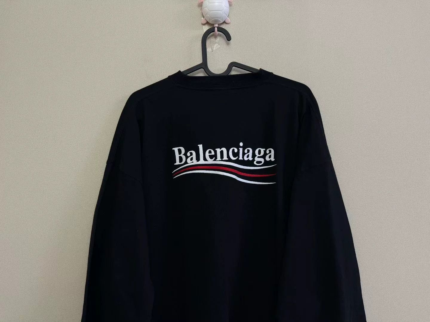 Balenciaga Balenciaga Black Embroidered Cola Longsleeve Size US L / EU 52-54 / 3 - 5 Thumbnail