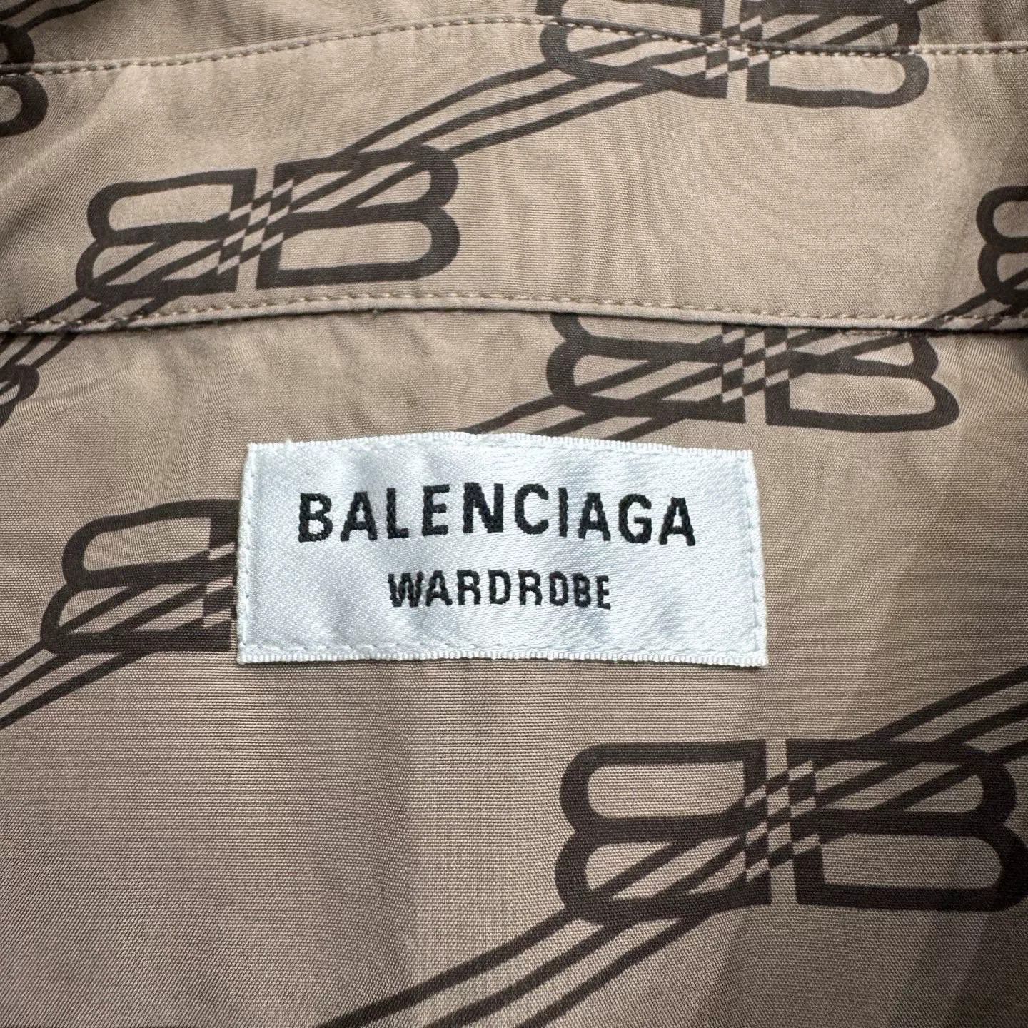 Balenciaga Balenciaga Lock Buckle Print Short Sleeve Shirt Size US XS / EU 42 / 0 - 2 Thumbnail
