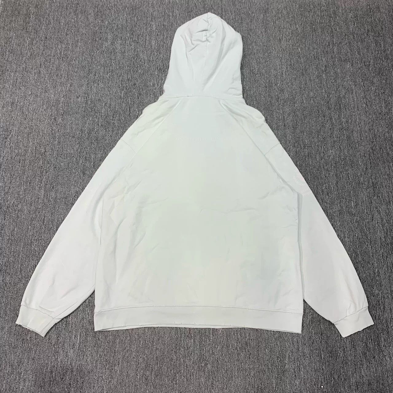 Balenciaga Balenciaga White Green Hoodie Sweatshirt Size US M / EU 48-50 / 2 - 2 Thumbnail