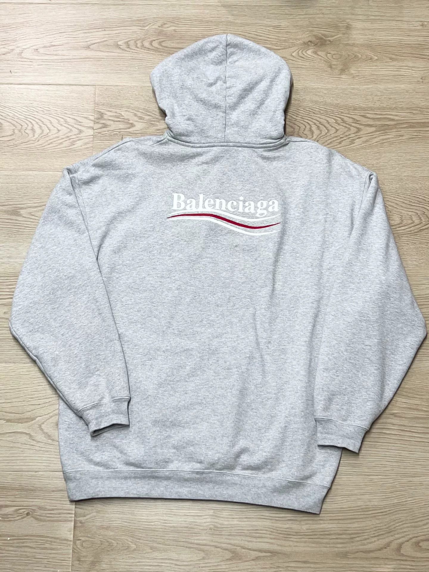Balenciaga Balenciaga Embroidered Hoodie XS Size US XS / EU 42 / 0 - 4 Thumbnail