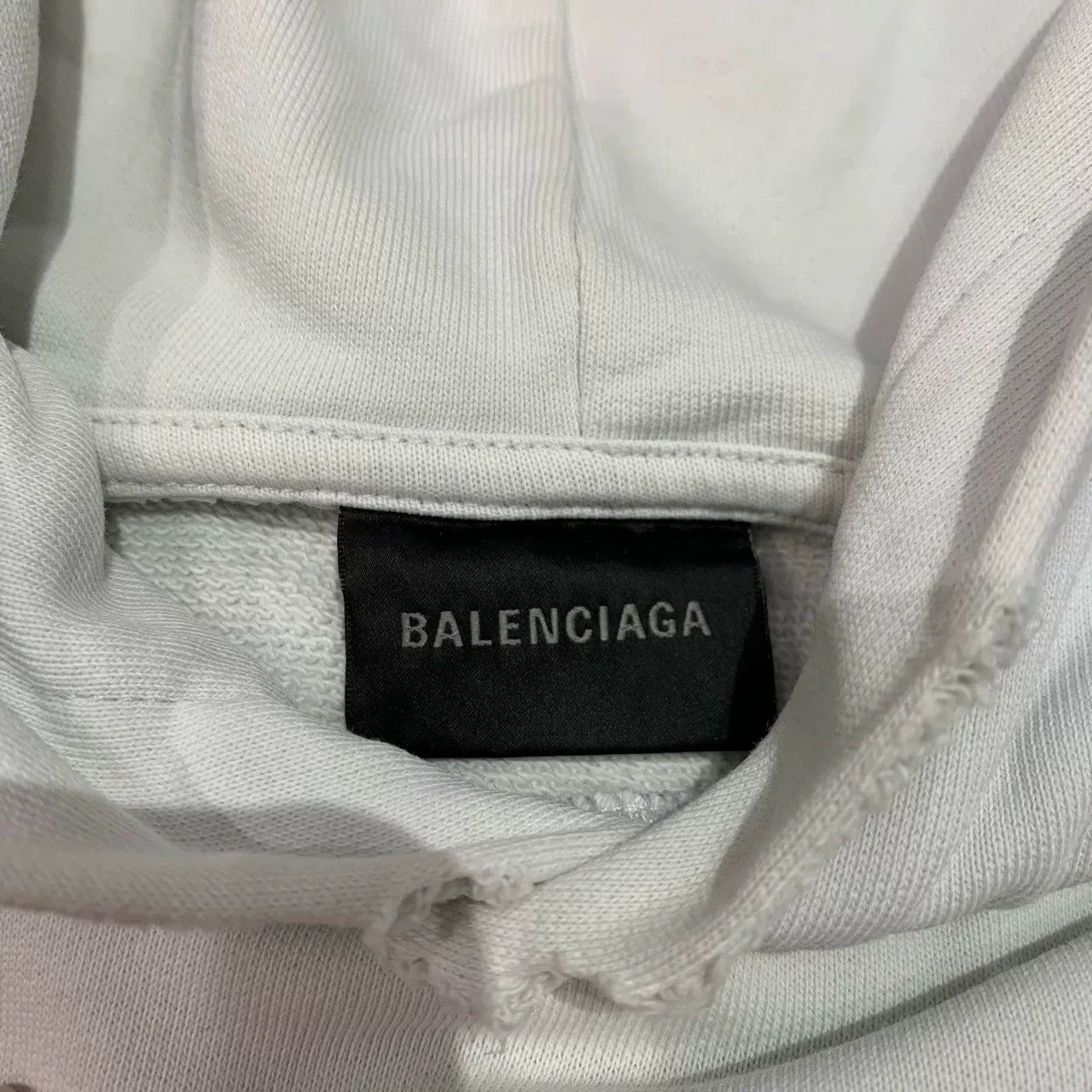 Balenciaga Balenciaga FW23 White Hoodie Sweatshirt Size US M / EU 48-50 / 2 - 3 Thumbnail