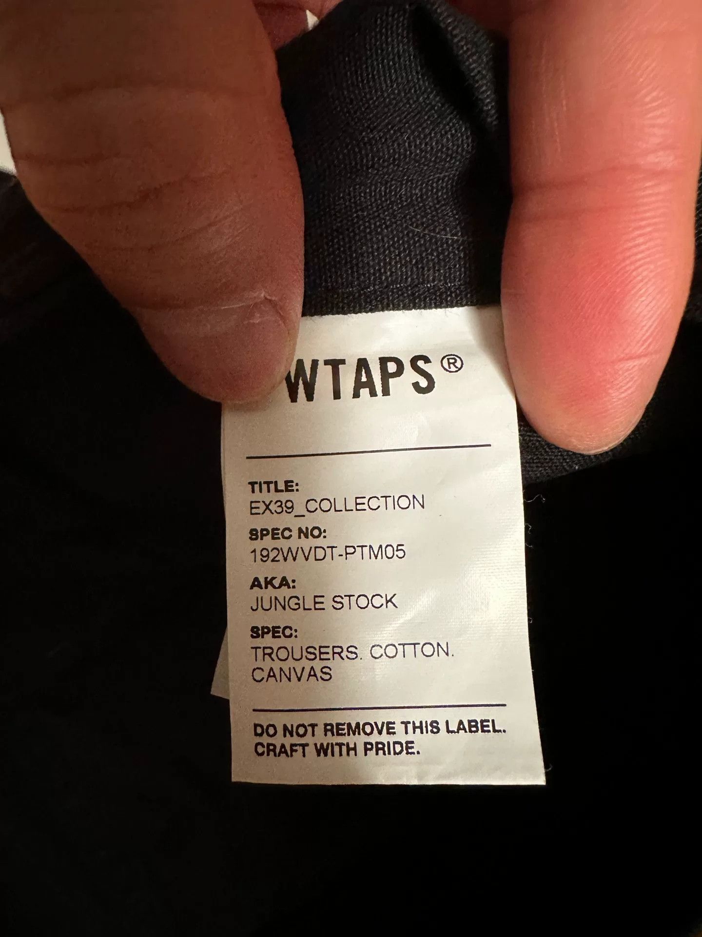 Wtaps Vintage Military Cargo Pants S