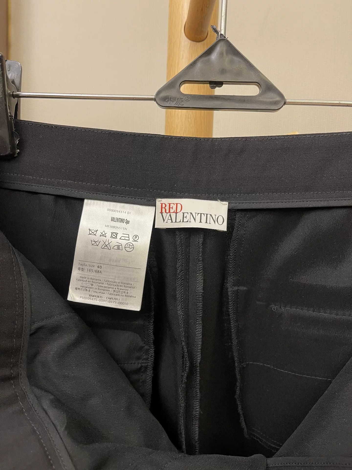 Valentino RED VALENTINO Black Wide-Leg Cropped Pants Size US 38 / EU 54 - 5 Thumbnail