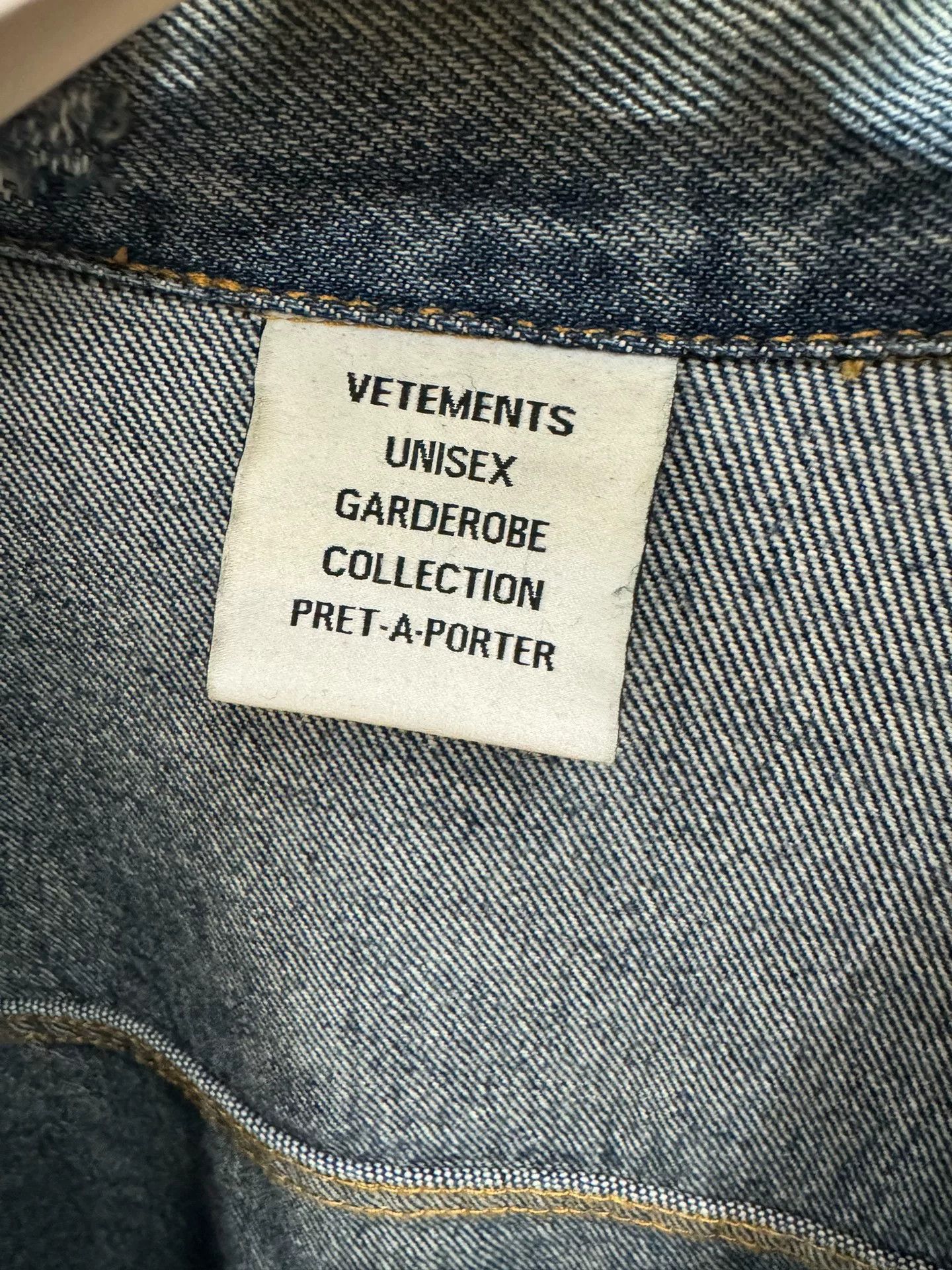 Vetements Vetements Paris Denim Jacket M Size US M / EU 48-50 / 2 - 2 Thumbnail