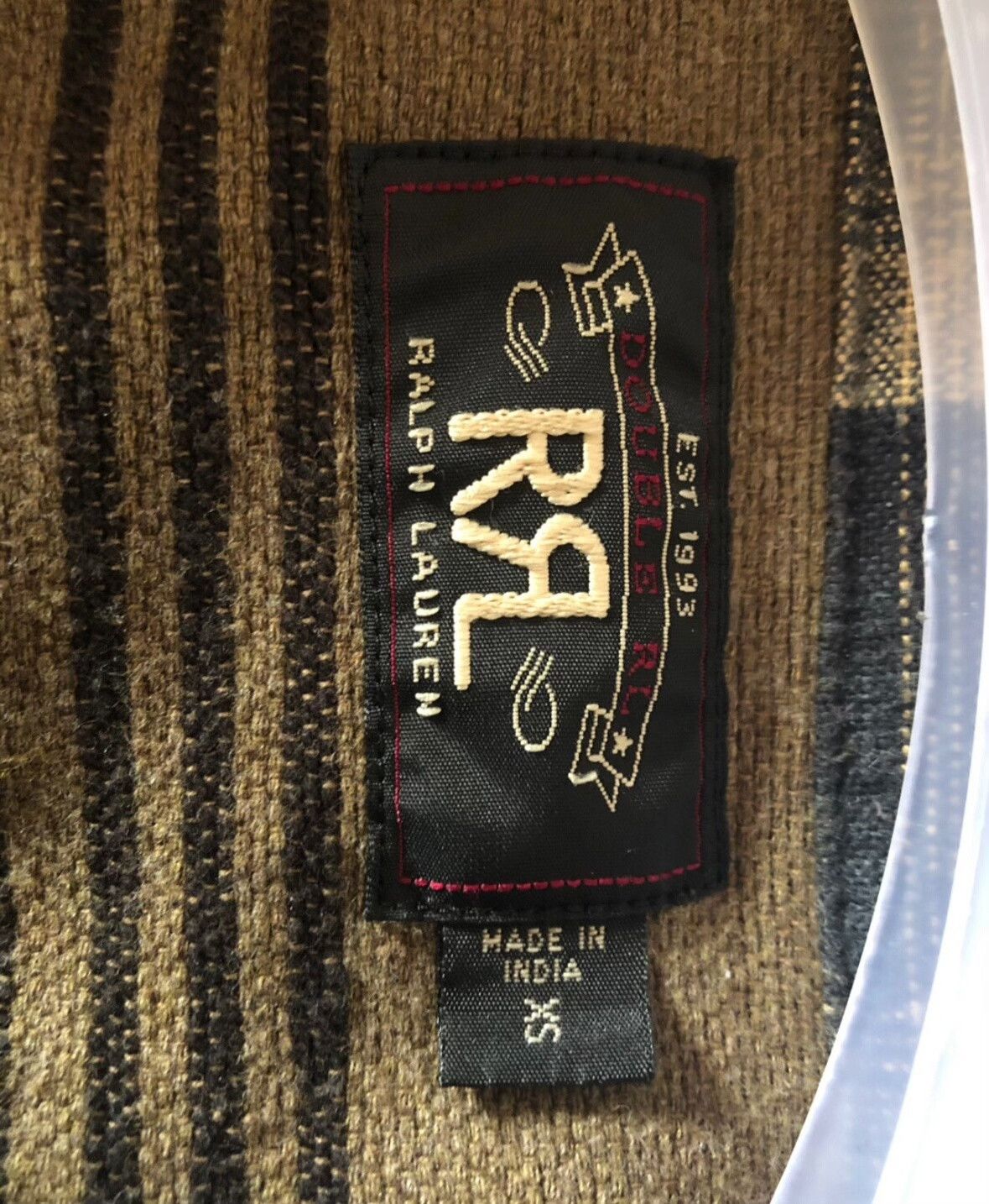 RRL Ralph Lauren RRL Vintage Plaid Blanket Lined Shirt Size US XS / EU 42 / 0 - 6 Thumbnail
