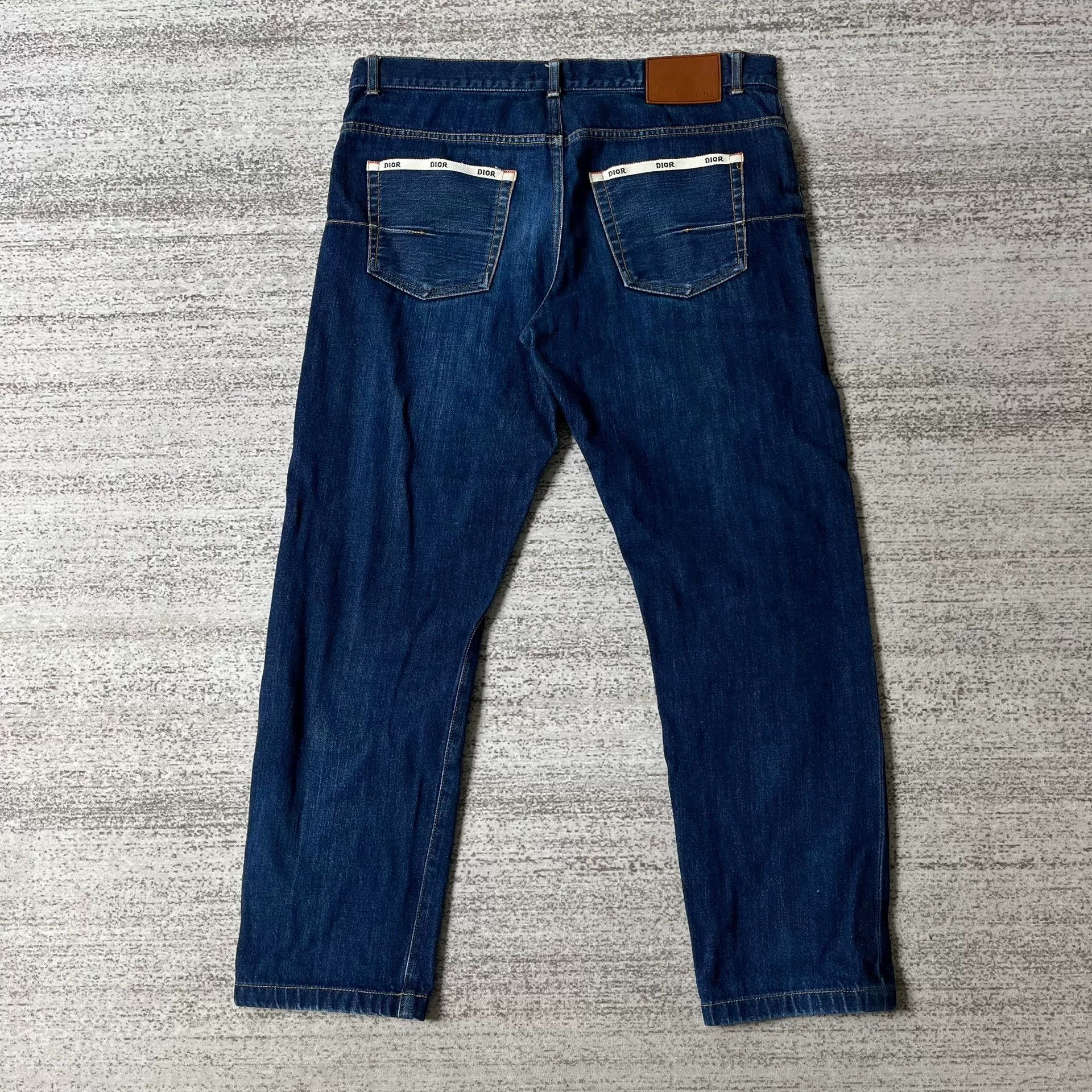 Dior Dior Solid Straight Casual Denim Pants Size US 32 / EU 48 - 2 Thumbnail