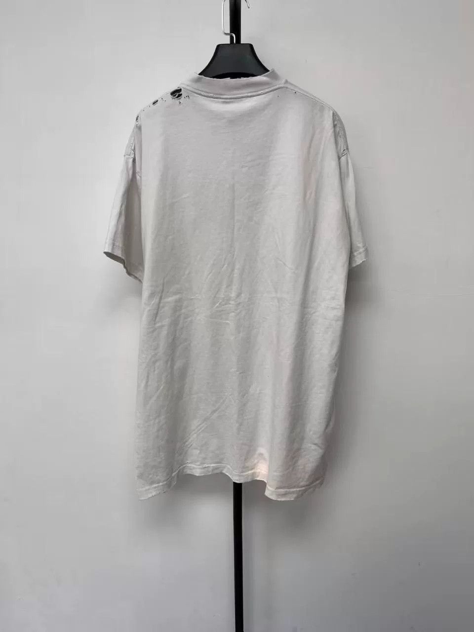 Balenciaga Balenciaga Logo Print Long Round Neck Tee Size US S / EU 44-46 / 1 - 2 Thumbnail