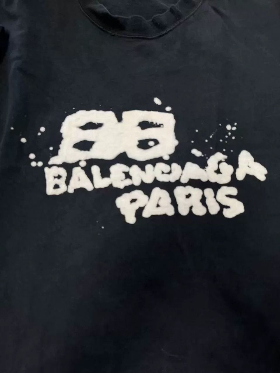 Balenciaga Balenciaga Logo Print Crewneck Short Sleeve T-shirt Size US XL / EU 56 / 4 - 3 Thumbnail