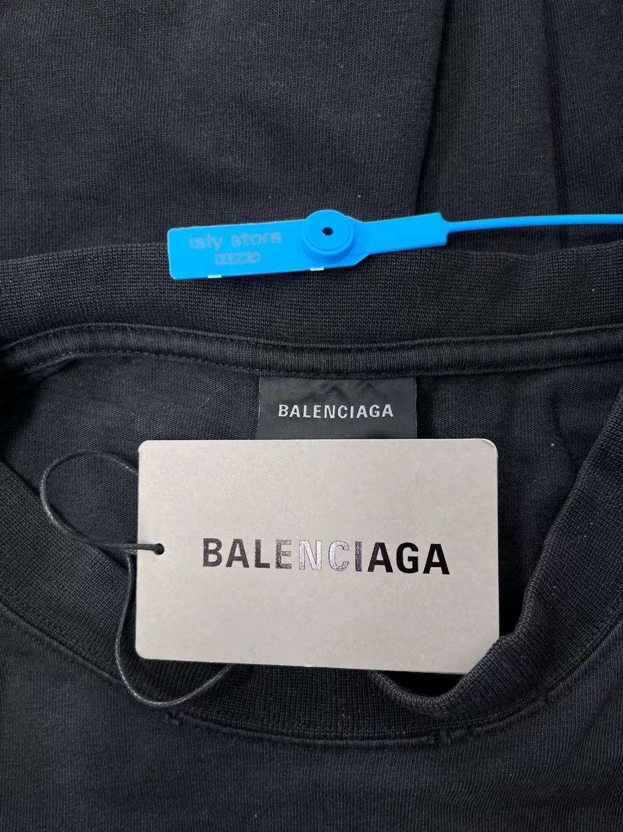 Balenciaga Balenciaga Logo Print Crewneck Short Sleeve T-shirt Size US XL / EU 56 / 4 - 5 Thumbnail